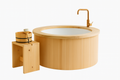 Custom Japanese Hinoki Soaking Tub